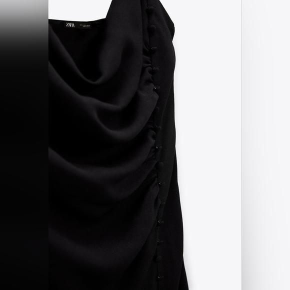 ZARA BUTTONED SLIP DRESS - Picture 9 of 9